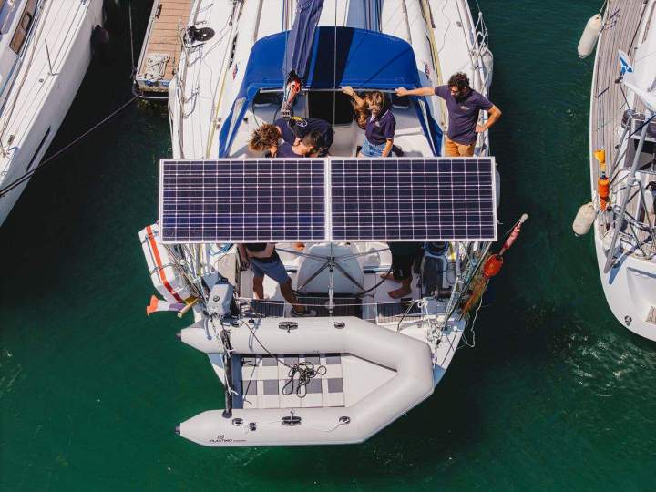 Installation de sources d'énergies pour bateau à La Trinité-sur-Mer